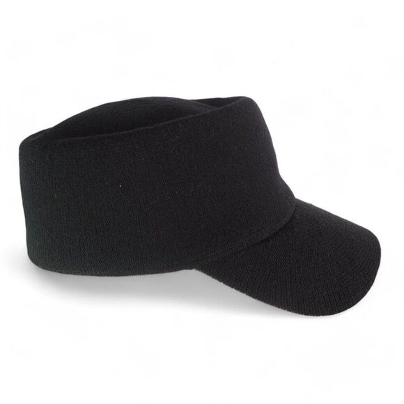 Kangol Cut + Paste Hardee Cadet Cap Hat Black CA01474 Unisex Small 6 3/4 - 6 7/8 - Picture 4 of 9